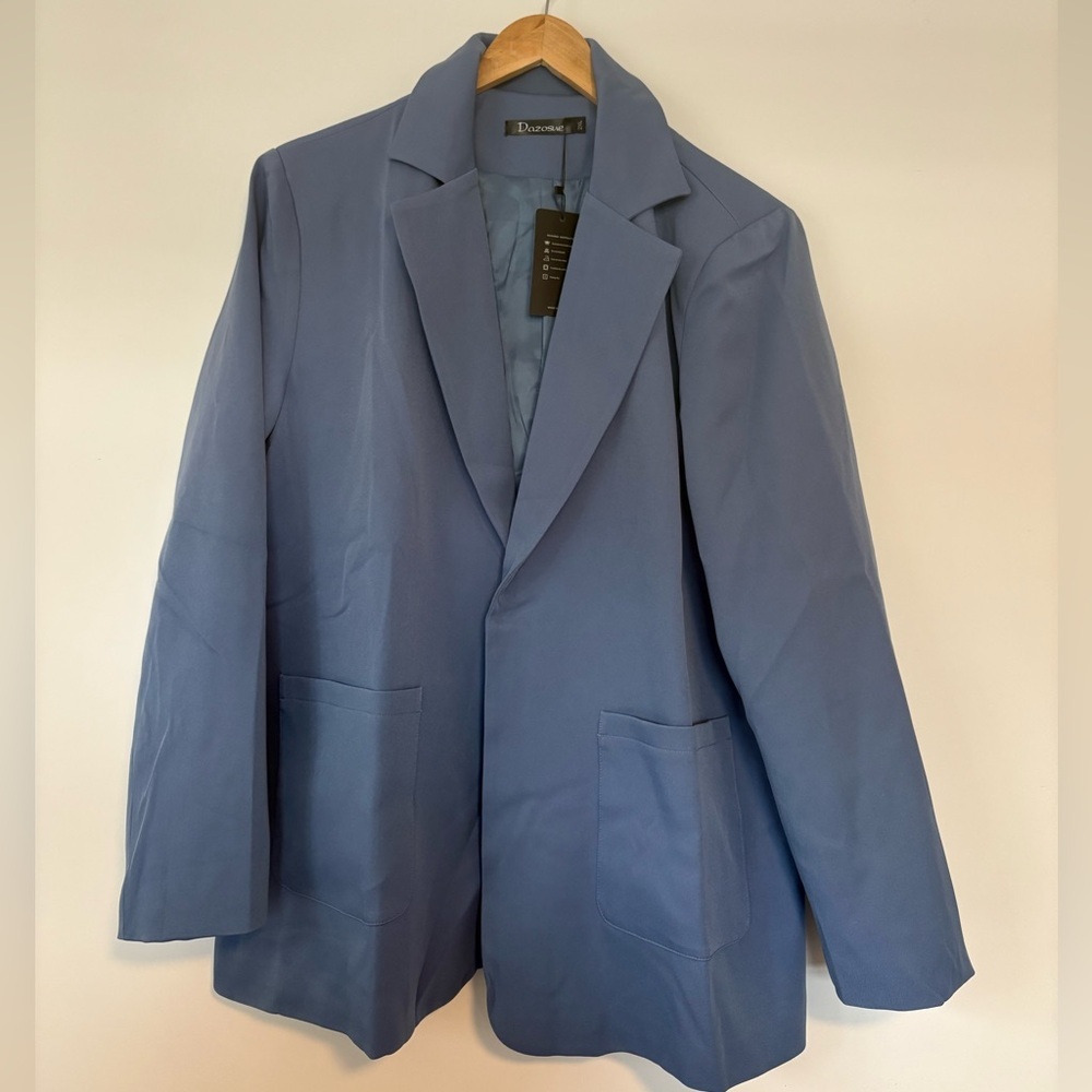 Mens Blue Blazer Jacket